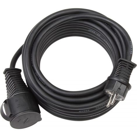 Brennenstuhl 1167810 Alimentazione Prolunga Nero 10.00 m H07RN-F 3G 1,5 mm² (1/4)