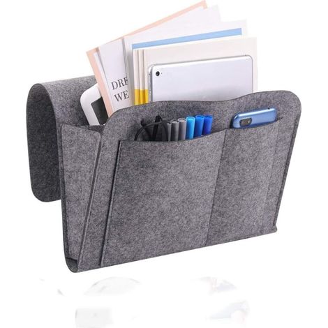 Poche de Rangement de Chevet,Suspendu Organisateur Sac,Convient pour téléphone, télécommande, Livres, Lunettes, gobelets, Sacs de Rangement-Fei Yu