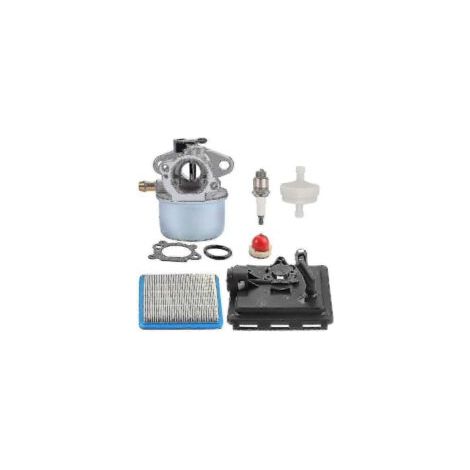 Carburatore con base per filtro aria. Compatibile con i modelli 124L02, 124T02, 124T05 e 124T07.