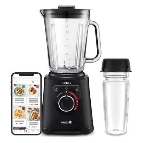 Tefal PerfectMix Standmixer Schwarz 1200W 2L Glas