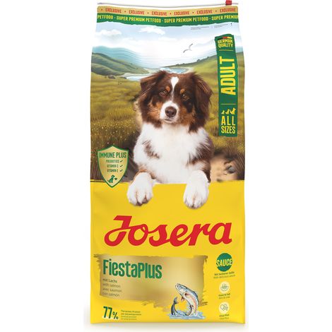 JOSERA Fiesta Plus con salmón - Pienso para perros adultos (1/4)