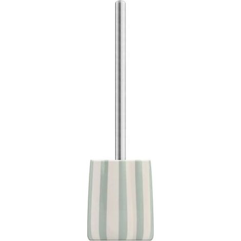 Brosse WC en Céramique "Strio" 39cm Vert Céladon