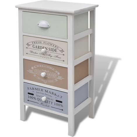 Maison Exclusive - Mobile in Stile Francese con 4 Cassetti in Legno