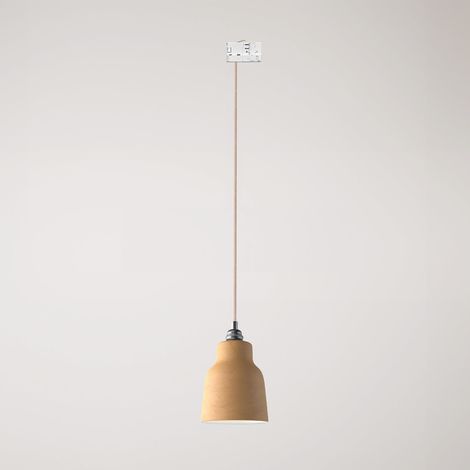 Creative Cables - Candeeiro suspenso com abajur Vase e adaptador de calha - lâmpada não incluída