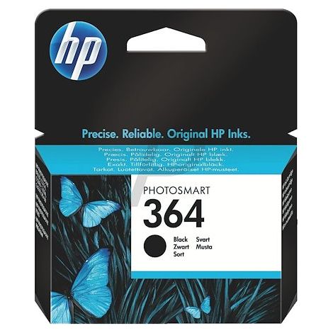 HP 364 Black Original Ink Cartridge cartouche d'encre 1 pièce(s) Rendement standard