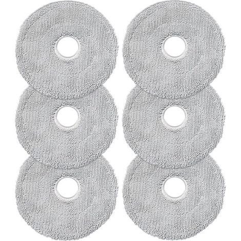 6 almohadillas para fregona,aptas para Dreame L40 Ultra/X40 Ultra/X50 Ultra/L50 Ultra/L10S Ultra/L10s Pro Ultra Heat,piezas de repuesto (1/5)