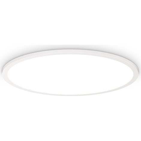 Plafoniera Moderna Fly Slim Alluminio-Plastiche Bianco Led 53W 4000K D60Cm (1/2)