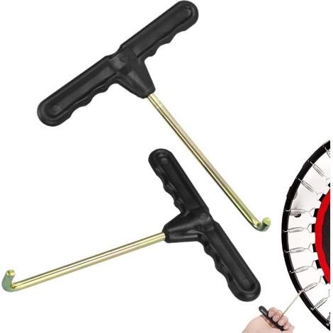 Tendeur de ressort de trampoline en deux parties, outils pour trampoline, tendeur de ressort en T, tendeur de ressort pour tente de trampoline, tendeur de ressort de trampoline (1/4)