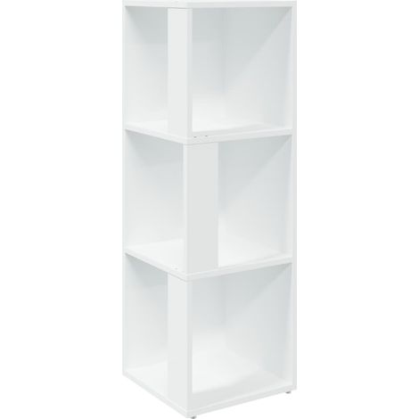 Maison Exclusive - Armadio Angolare Bianco 33x33x100 cm in Truciolato