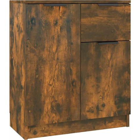 Maison Exclusive - Aparador madera contrachapada color roble ahum (1/5)