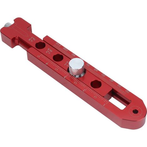 Aluminum alloy woodworking compass, suitable for engineering decoration design and industrial drawing, adjustable circle drawing tool, imperial unit. (1/5)