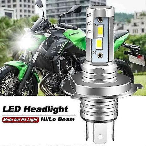 Stück Motorrad H4 H1S 9003 LED-Scheinwerferlampe Fern-/Abblendlicht 4800 lm 6000 K Weiß CANbus für Kawasaki Z650 / Vulcan S 650 / VersyX3001PC LED H4 WEISS SZRH