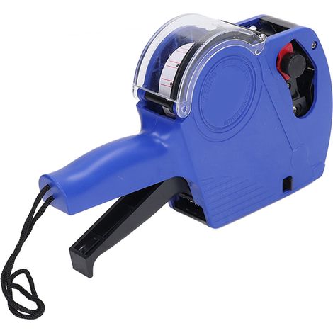8-stellige manuelle Etikettierpistole mit Kartusche, tragbares Preisauszeichnungsgerät, blau (1/5)