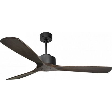 Modulo de KlassFan - Super destratificateur et ventilateur DC 166 cm Gris basalte pales bois sombre sans Lumière  30 à 60 m²