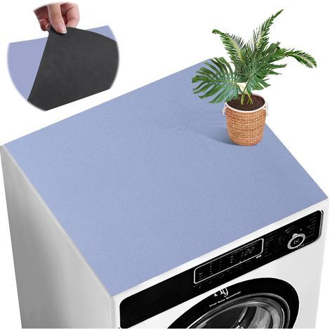 Washing Machine Protective Mat 60x60cm Non-Slip Waterproof Dryer Cover for Laundry Room (1/5)
