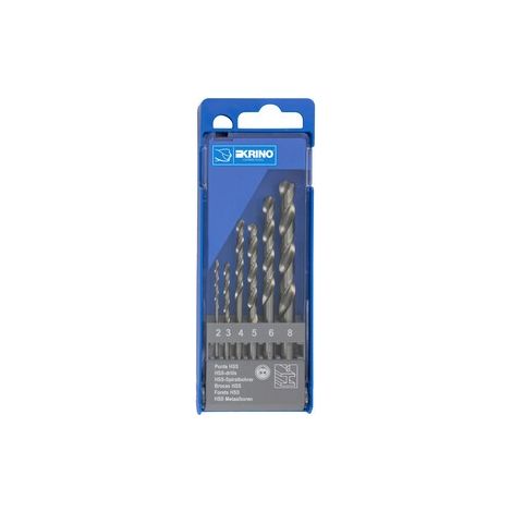 ASSORTIMENTO 6 PUNTE HSS RETTIFICATE H.Q. 2-8 MM