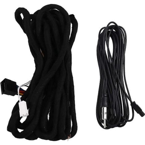 Câble d'alimentation universel de 6 m compatible avec les autoradios BMW Série 3, Série 5, X5, M3, M5, E46, E38, E39 et E53. WHBYV (1/4)