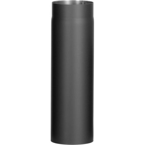 FireFix Ofenrohr Ø 150 mm 50 cm schwarz Rohr Ofen Kamin Kaminrohr Rauchrohr (1/2)