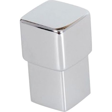Bouton carré - Décor : Nickelé brossé - FOSUN (1/4)