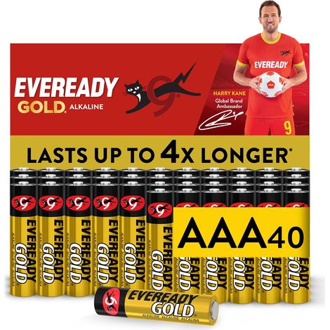 Gold de Energizer - Piles AAA (Lot de 40) - Alcaline 1,5V (1/5)