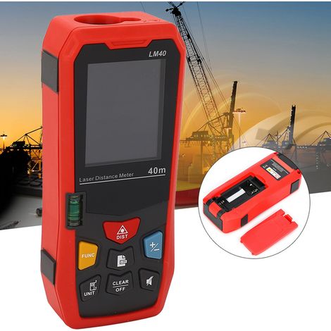 Télémètre laser numérique portable de haute précision, instrument de mesure de distance (LM40) (1/5)