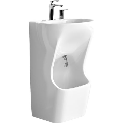 Durovin Bathrooms Wudu Washbasin with double-wash design, foot-washing space Ideal for Wudu, Hand, Face, Foot Washing & Worship Supplies (1/5)