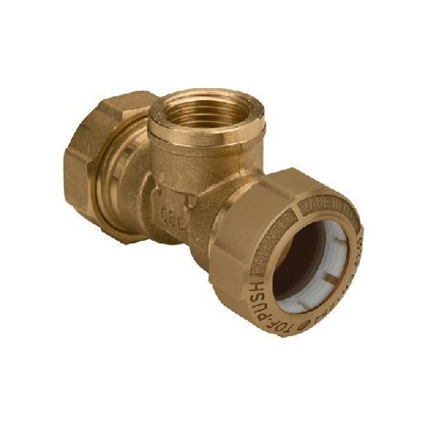 EFFEBI Tof/T Gas Raccordo Tee Femmina Ø50X1.1/2"Fx50 Per Polietilene - 01040008P