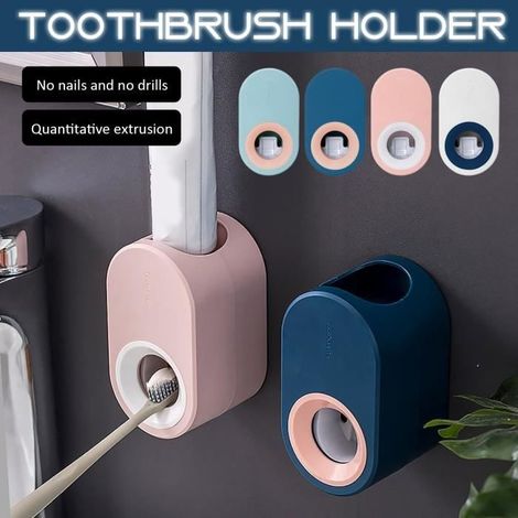 Verre de rechange épais dépoli pour porte-brosse à dents, idéal pour salle de bain. (1/5)
