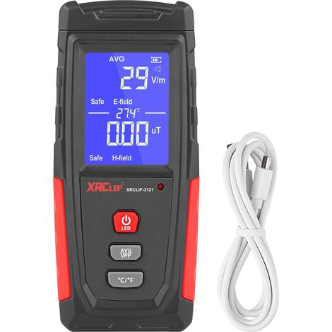 Electromagnetic Wave Measuring Instrument, Dual Electromagnetic Field Measurement, Mobile Phone Radiation Monitor, Household Radiation Detector (1/5)