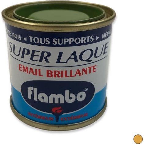 Peinture Super Laque Brillante FLAMBO, 50 ml OCRE