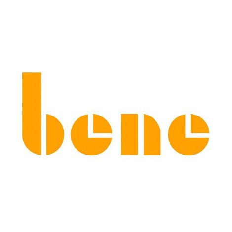BENE Ordner Bene Standard 80mm DIN A4 Werkstoff: Hartpappe schwarz schwarz (1/2)