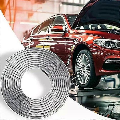 3/8-Zoll-Ölleitungsschlauch, Aluminium-Spiralschlauch, starres Rohr, Kältemittelschlauch, Kfz-Ölleitung, 25-Fuß-Rolle, Aluminium der Güteklasse 3003-JXLGV (1/5)