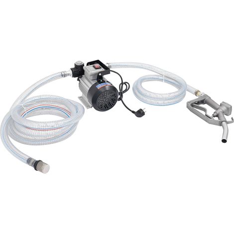 Pompe diesel auto-aspirante, pompe à diesel bio pompe à huile de chauffage pompe à huile auto-amorçante pistolet 230 V 60 L/min 550 W avec filtre à carburant (1/5)