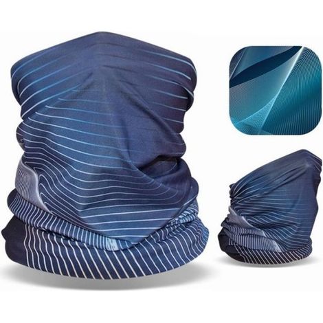 1 Cache-Cou Multifonction, Respirant, Protection UV, Élastique, pour Moto, Ski, Cyclisme (1/3)