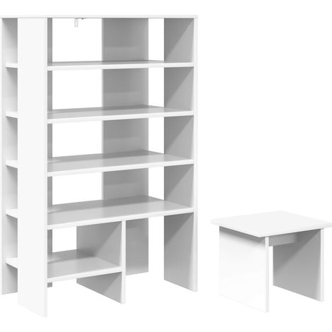 Maison Exclusive - Armario Zapatero con estante 2 pcs Madera de i
