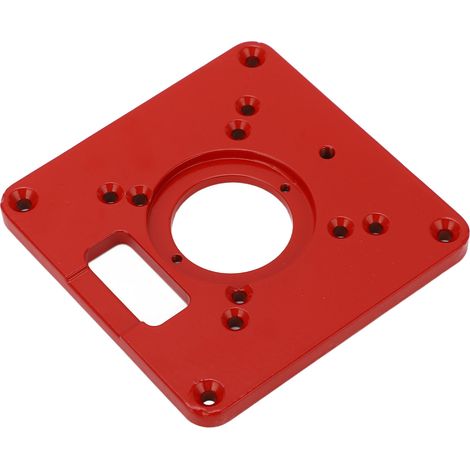 Frästisch-Innenplatte aus Aluminiumlegierung, Universalmodell, Holzbearbeitungszubehör (1/5)