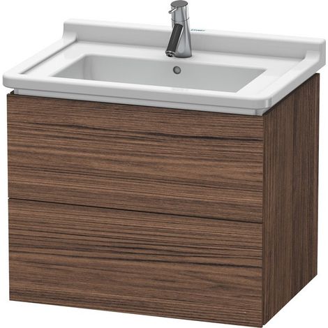 Mobile lavabo L-CUBE 469x670x558mm noce scuro