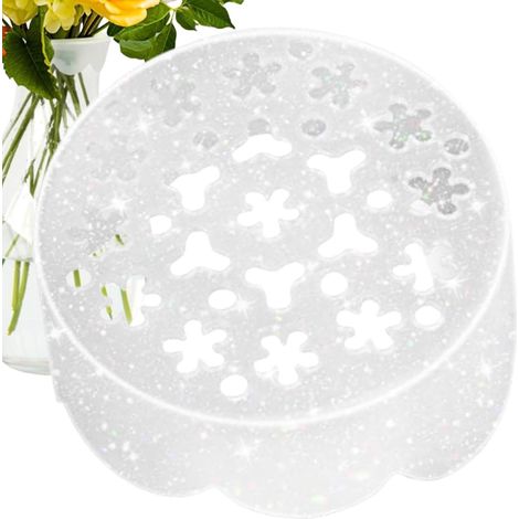 Grille De Fleurs en Silicone pour Composition Florale Porte-tiges Floral en Grille D'Arrangement Floral Pour Femmes Wedding Planner Déco Événement Design Floral Amatrice Appartement Fête Maison (1/5)