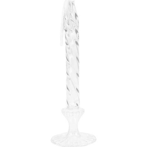 1 bougeoir en verre (1/3)
