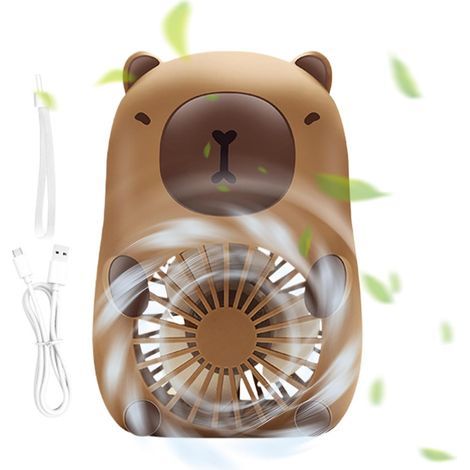 Tragbarer Ventilator, kleiner tragbarer Ventilator – USB-aufladbar (1/5)