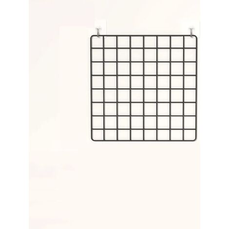 Étagère/grille murale améliorée, noir/blanc, noir (1/5)
