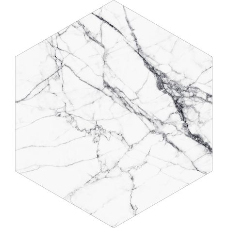sticker mural marbre noir et blanc - ESTAhome (1/5)
