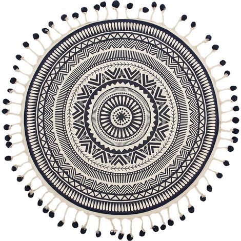 Rug TATVAN Blue ø 120 cm Cotton