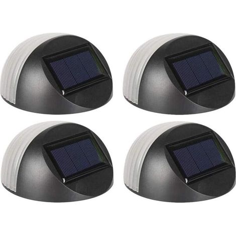 EASYCOMFORT Lampe Solaire Exterieur Lampes Solaires Jardin Lampes Solaires Extérieures Solaire Feux De Clôture en Plein Air 4pcs (1/4)