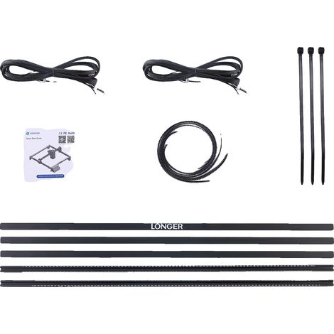 Lasergravierer XY-Achsen-Erweiterungsset, erweitert den Arbeitsbereich, langlebige Konstruktion, Längere XY-Achsenverlängerungssets (1/2)