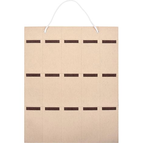 Boîte de rangement beige, 15 compartiments, pour la maison, le bureau ou un usage quotidien.-AquaForge (1/5)