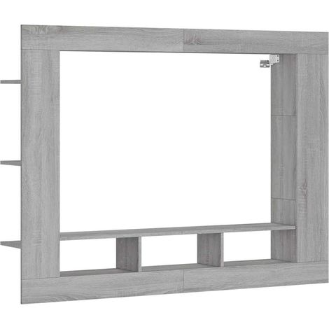 Mobile TV Armadietto TV Mobile Porta TV Grigio Sonoma 152x22x113cm in Legno Multistrato (1/5)