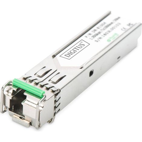 Digitus DN-81205, SFP+, LC, IEEE 802.3ae, Metallico, Modalità singola, 09/125