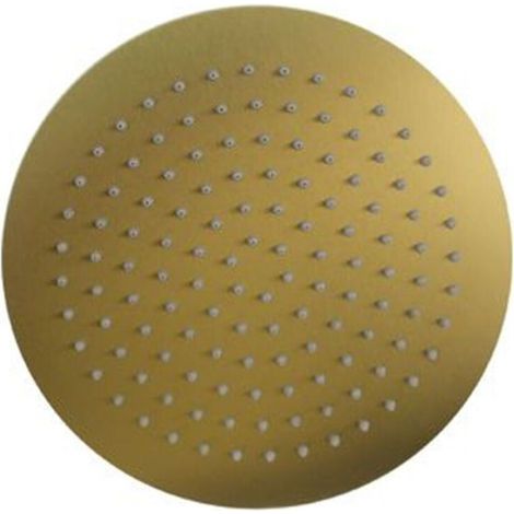 Runder Regenduschkopf 25 cm, goldene Düsen, für Badezimmeröffnungen 87884 (1/5)