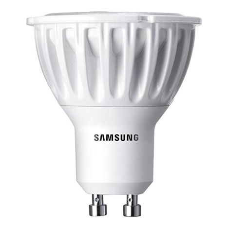 Samsung Lampadina a LED faretto GU 10 4.6 W equivalente 35 W, 310 lumen, colore 2700 K bianco caldo [Classe di efficienza energetica A] (1/5)